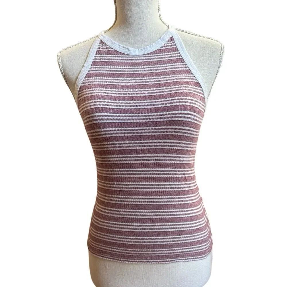 Lucky Brand Women's Stripe Cotton Rib Tank Top Size XS